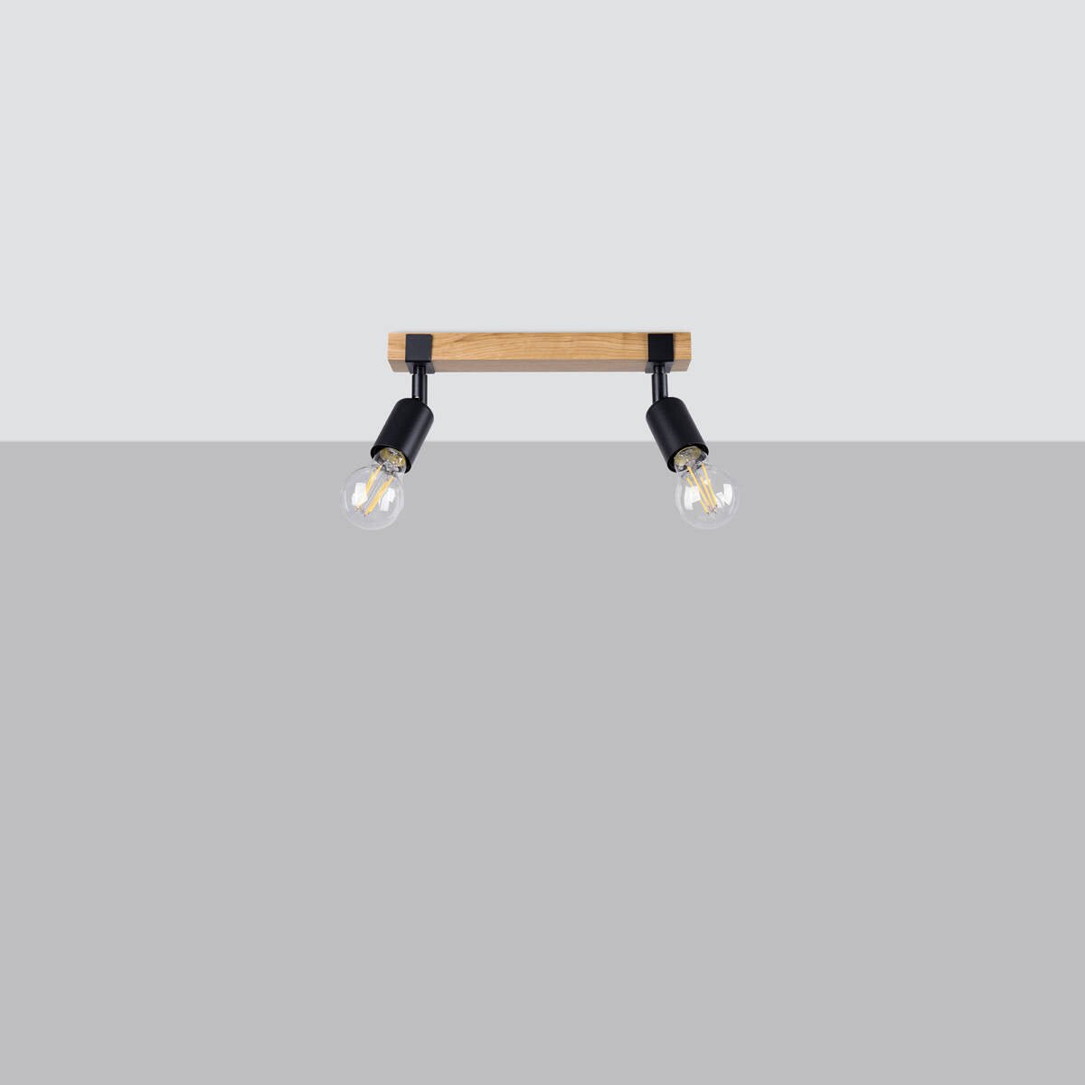 Deckenleuchte "Zuca 2" – Deckenlampen in Schwarz | Dexity Lichtdesign