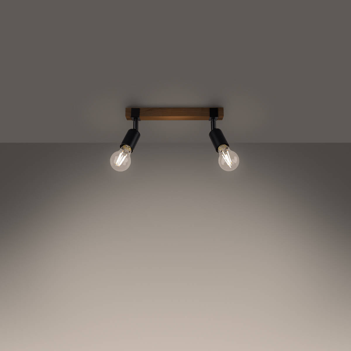 Deckenleuchte "Zuca 2" – Deckenlampen in Schwarz | Dexity Lichtdesign