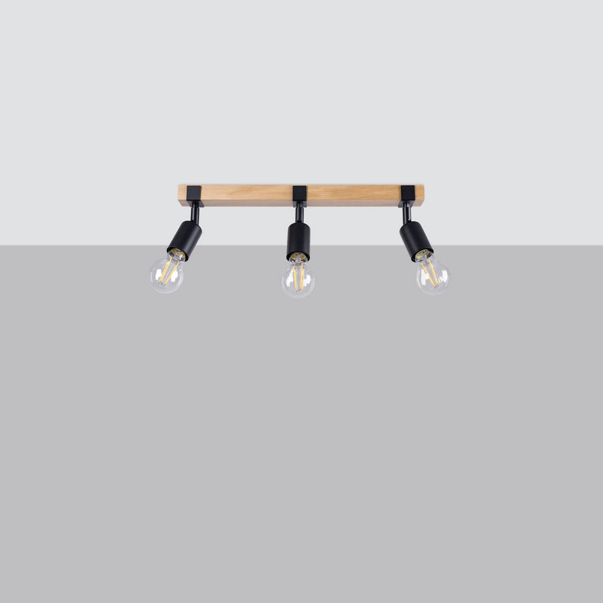 Deckenleuchte "Zuca 3" – Deckenlampen in Schwarz | Dexity Lichtdesign