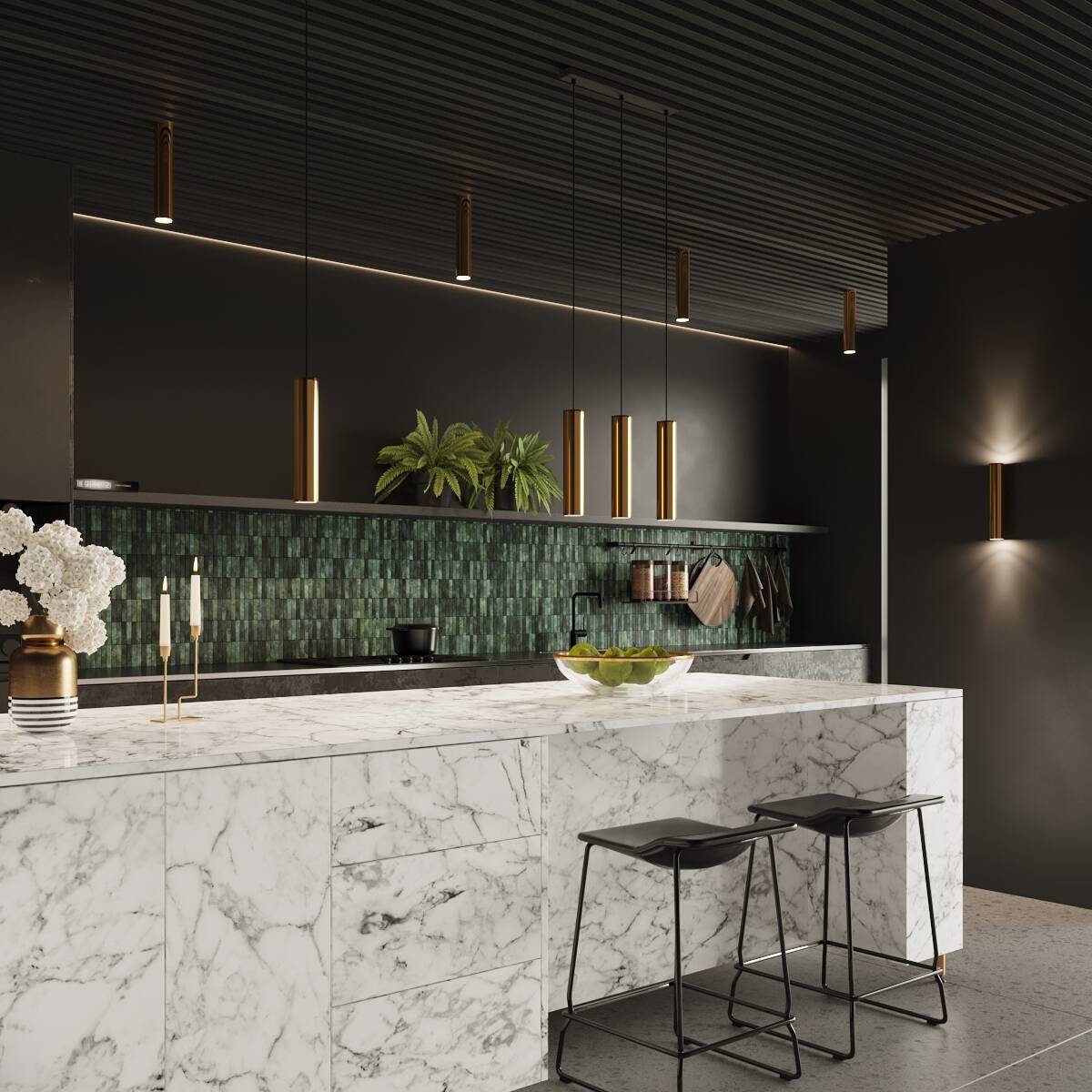 Deckenleuchte "Lagos 30" â Deckenlampen in Gold | Dexity Lichtdesign