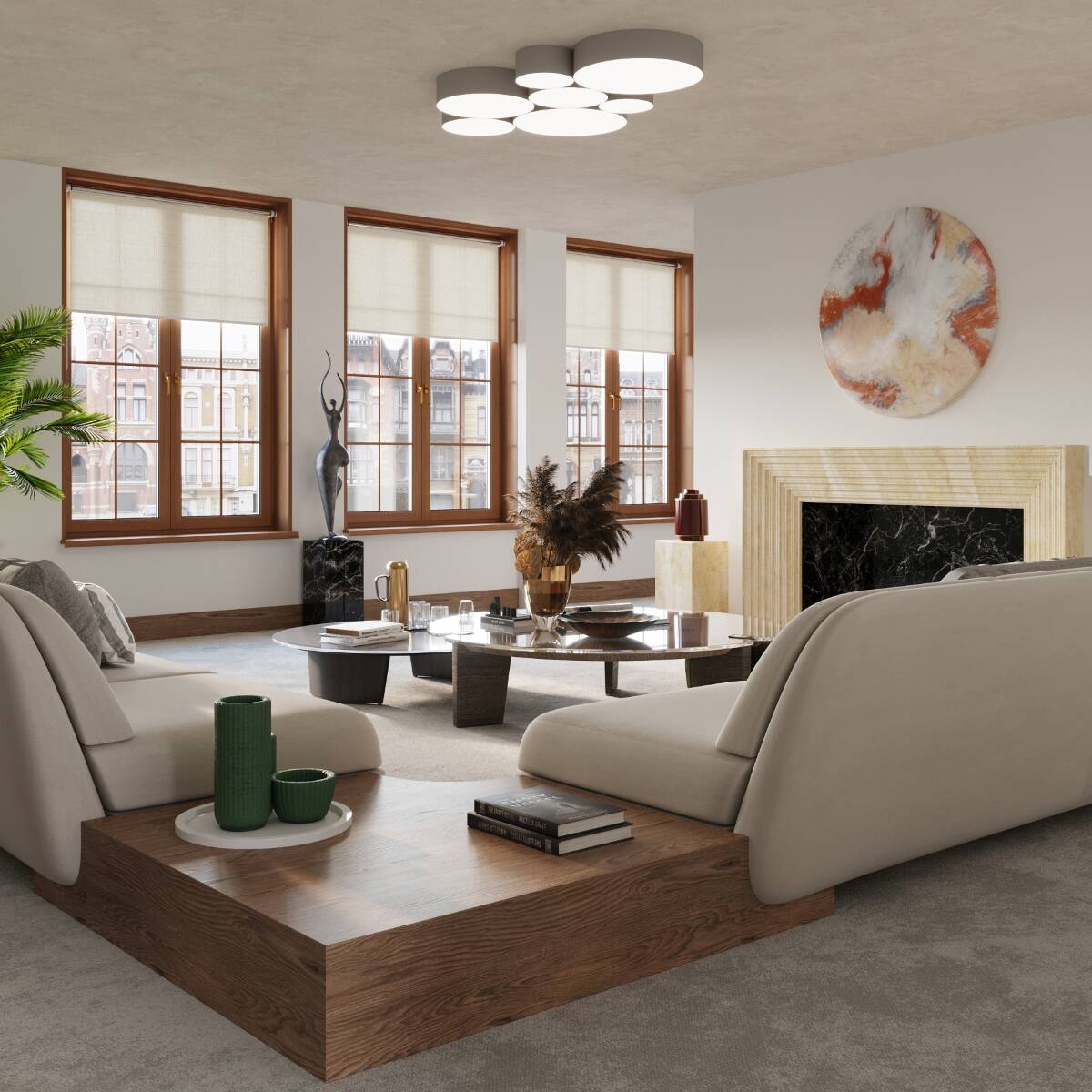 Hängeleuchte "Arena 35" – Pendelleuchten in Grau | Dexity Lichtdesign