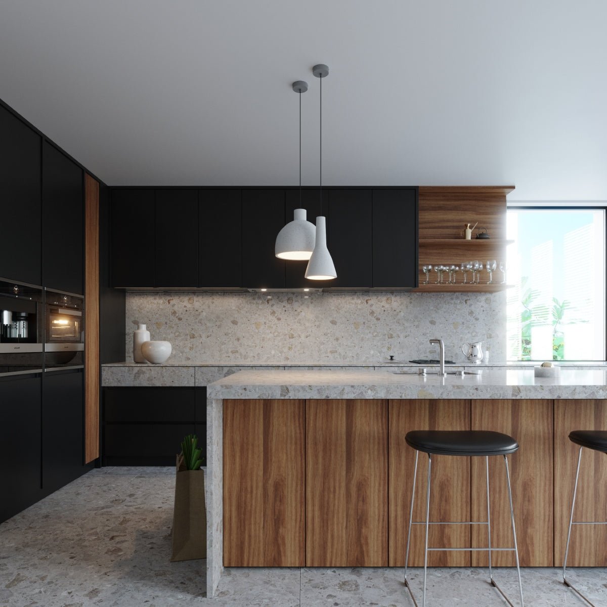 Beton - Hängeleuchte "Damaso" – Pendelleuchten in Betongrau | Dexity Lichtdesign