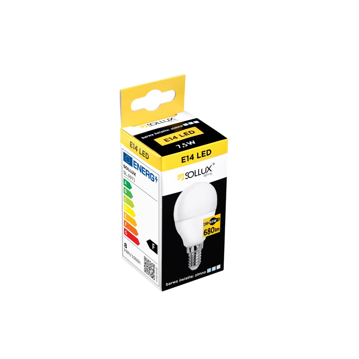 LED-Glühbirne E14 – 7,5W, 4000K, 680lm