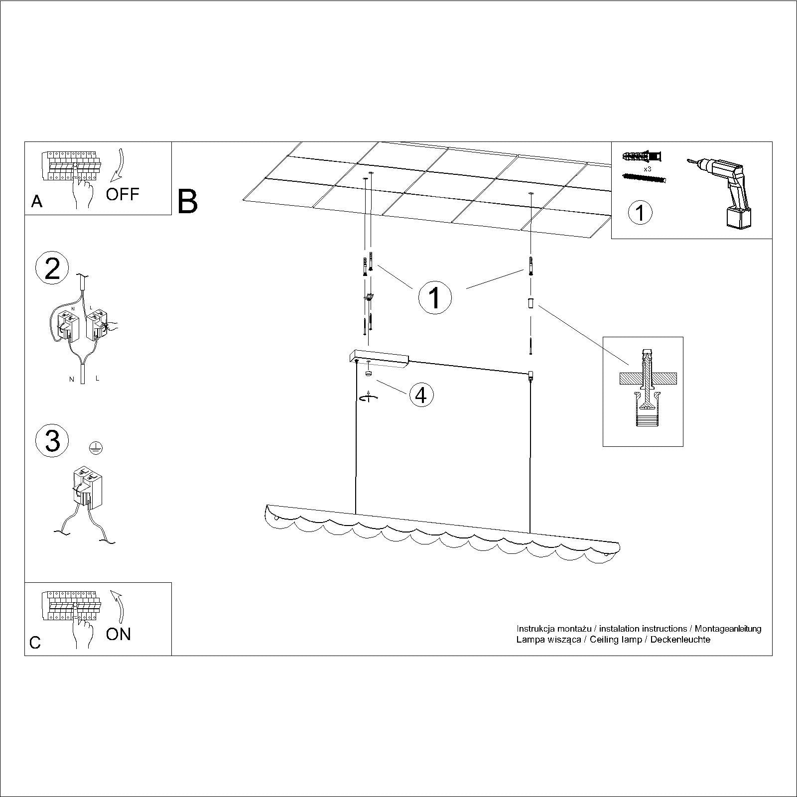 Pendelleuchte "BISCUIT" 3000K