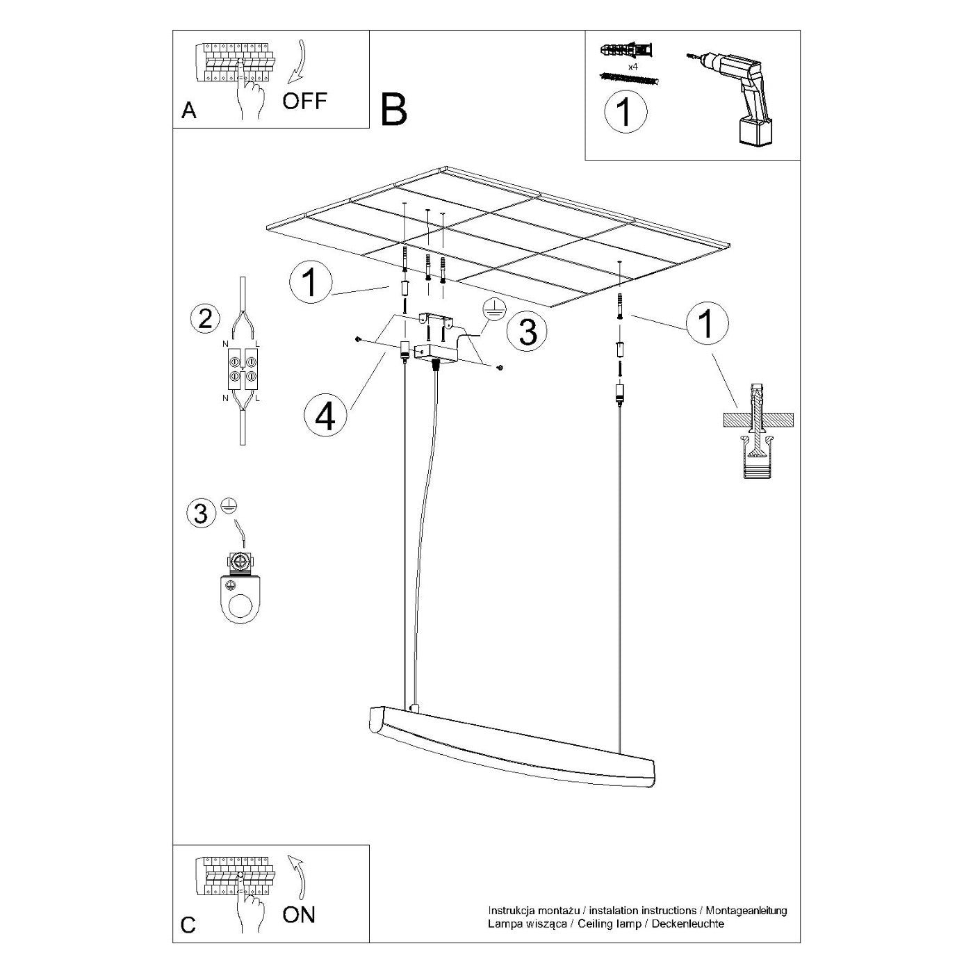 Pendelleuchte "JORUN 120" 3000K