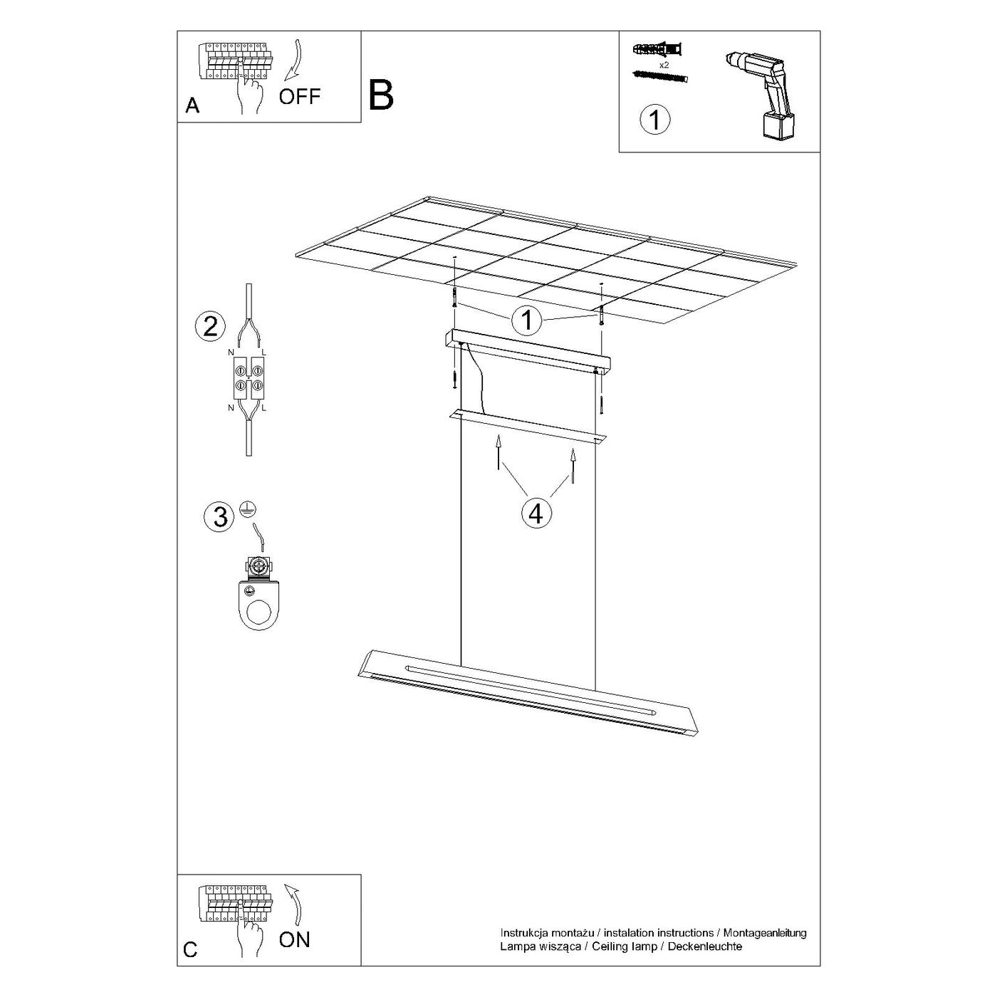 Pendelleuchte "SKOG 120" 4000K