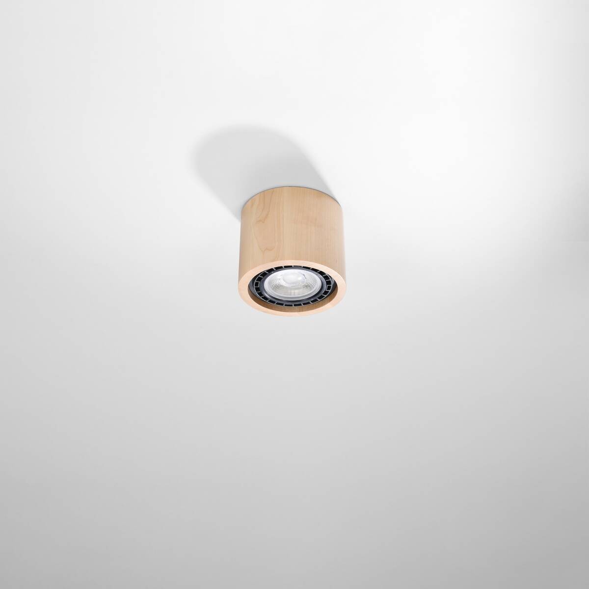 Naturholz - Deckenleuchte "Basic 1" – Deckenlampen in Naturholz | Dexity Lichtdesign