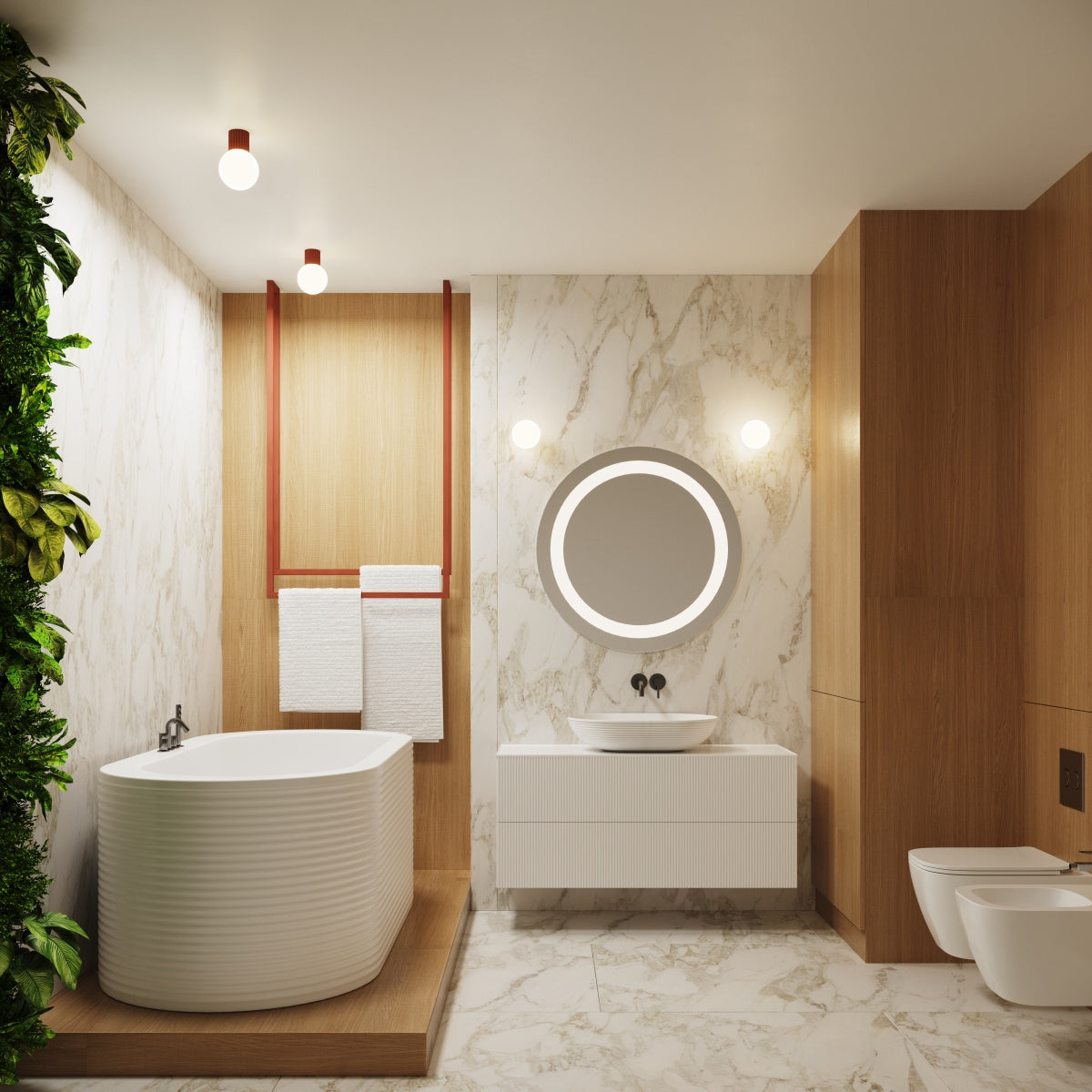 Plafond "HALO" (IP44)