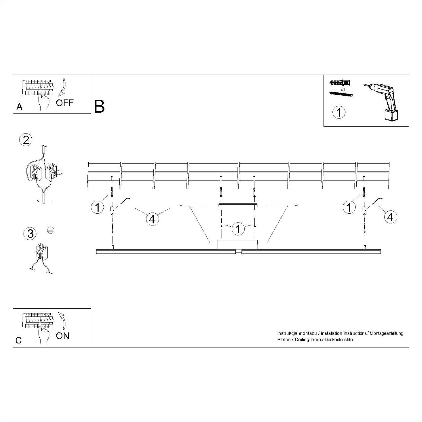 Deckenleuchte "LAGOM" 3000K
