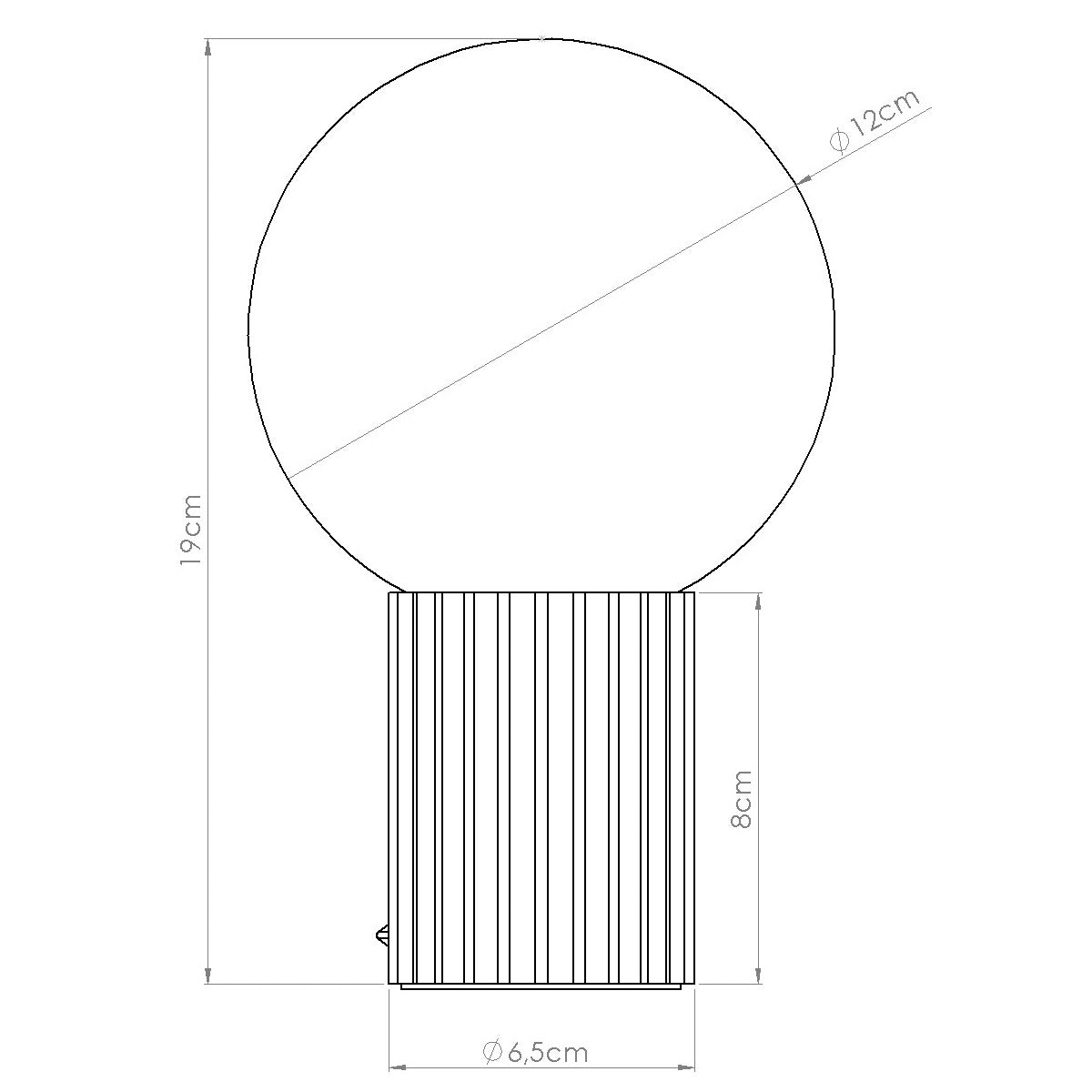 Tischlampe "HALO"