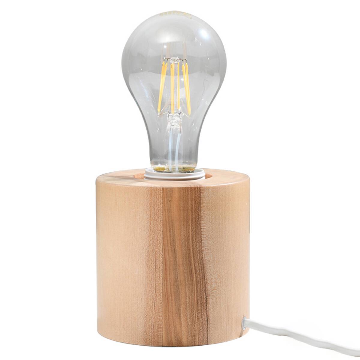 Holz - Tischlampe "Salgado" – Schreibtischlampen in Naturholz | Dexity Lichtdesign