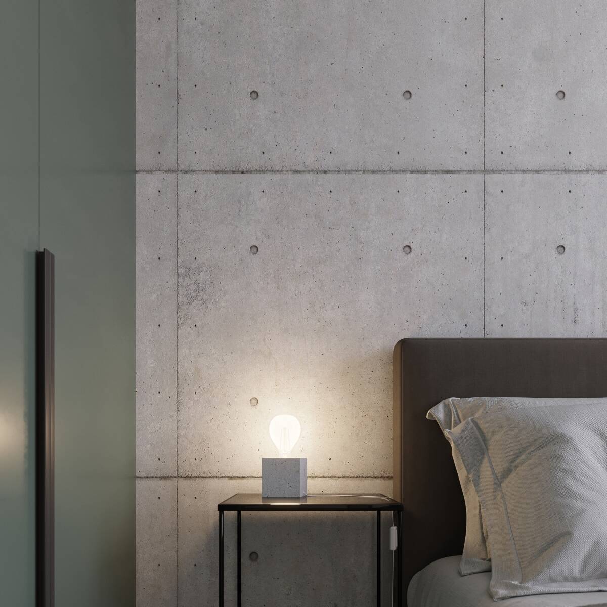 Beton - Tischleuchte "Ariz" – Schreibtischlampen in Betongrau | Dexity Lichtdesign