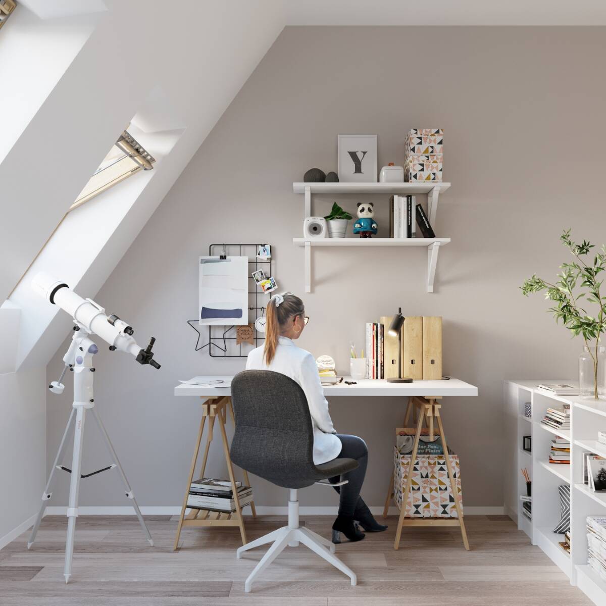 Tischleuchte "Ring" – Schreibtischlampen in Schwarz | Dexity Lichtdesign