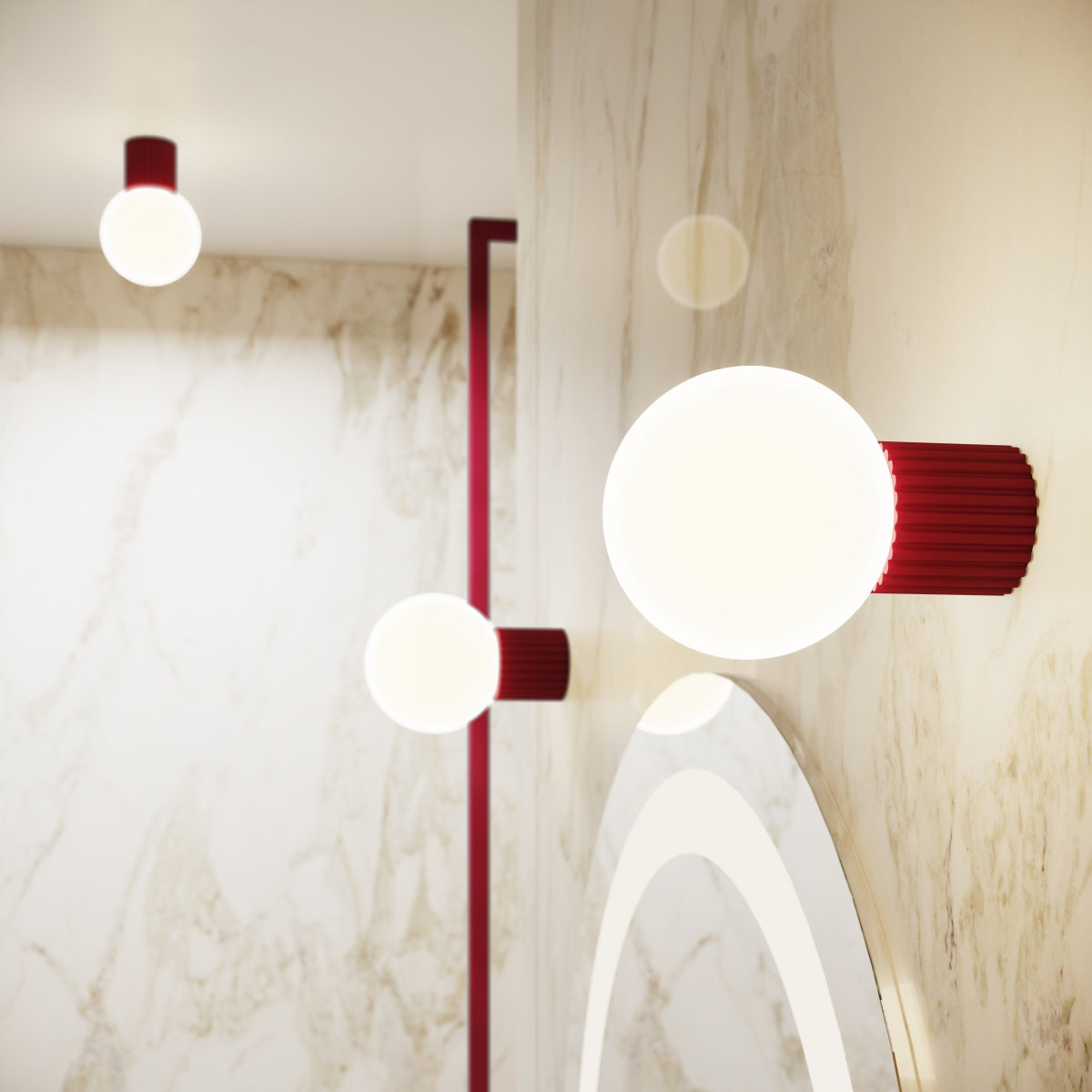 Wandleuchte "HALO" (IP44)