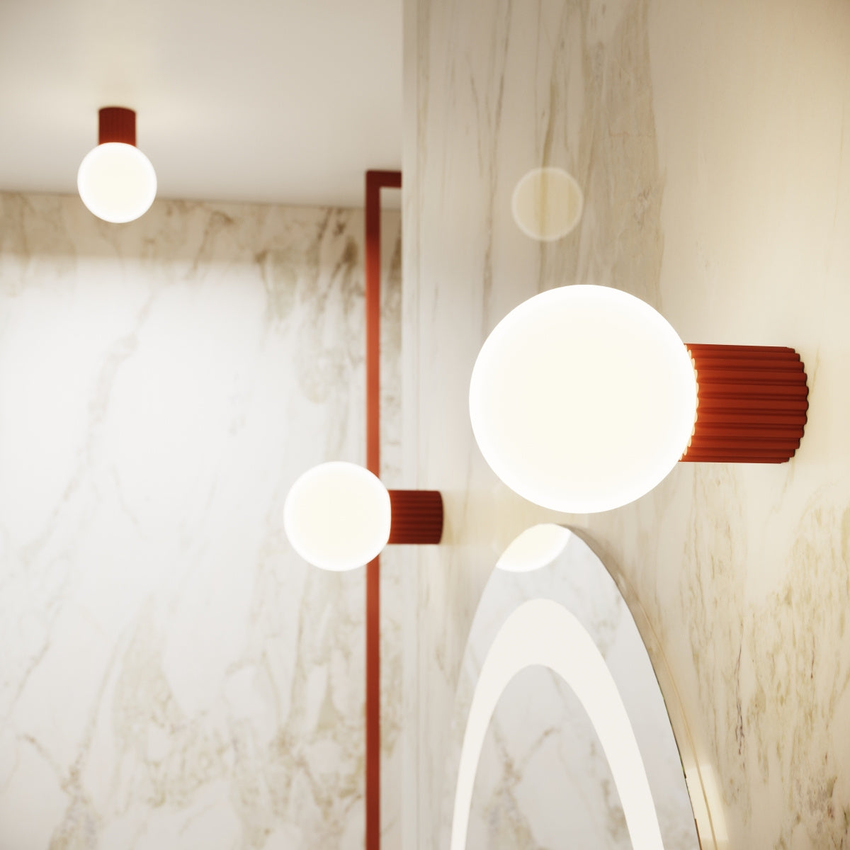 Wandleuchte "HALO" (IP44)