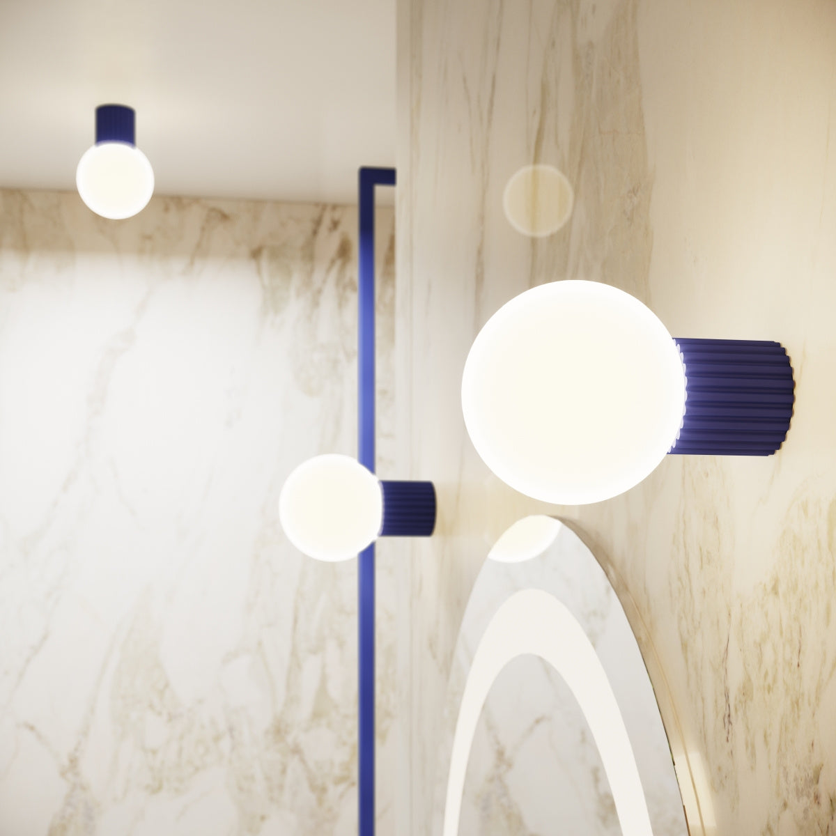 Wandleuchte "HALO" (IP44)