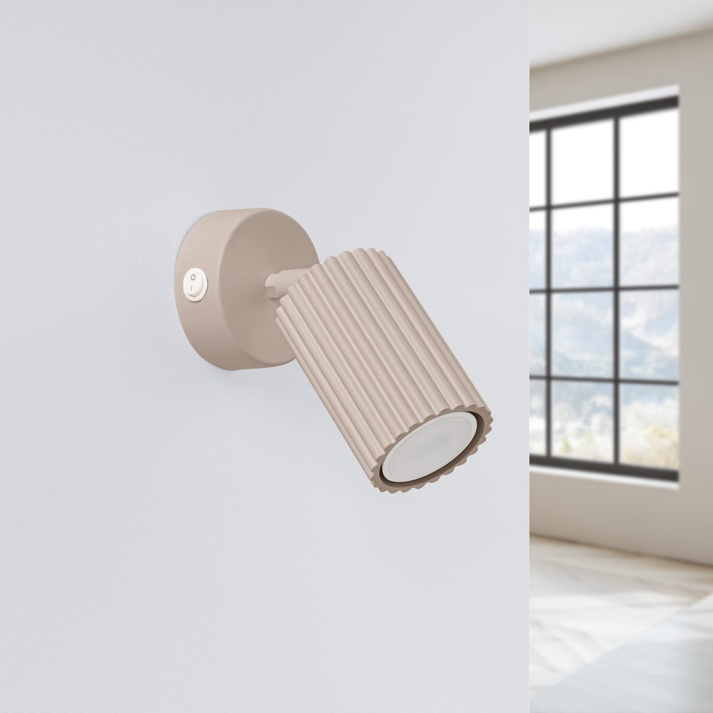Wandleuchte "KARBON" mit Schalter