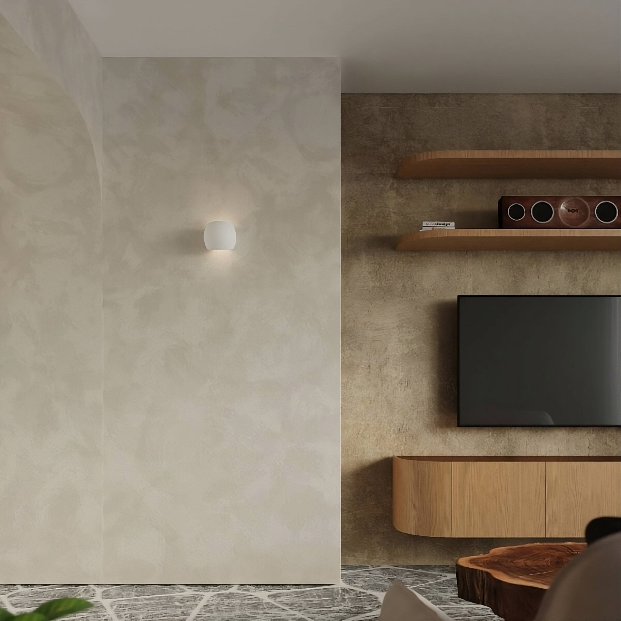 Keramik - Wandleuchte "Globe" – Wandlampen in Weiß | Dexity Lichtdesign