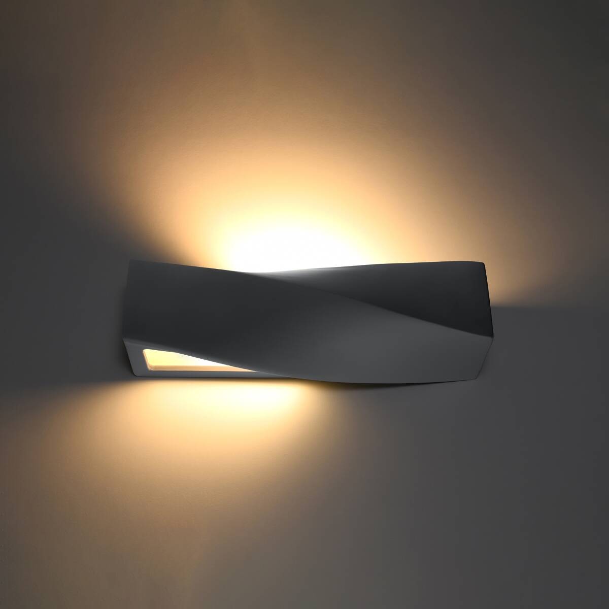 Keramik - Wandleuchte "Sigma" – Wandlampen in Grau | Dexity Lichtdesign