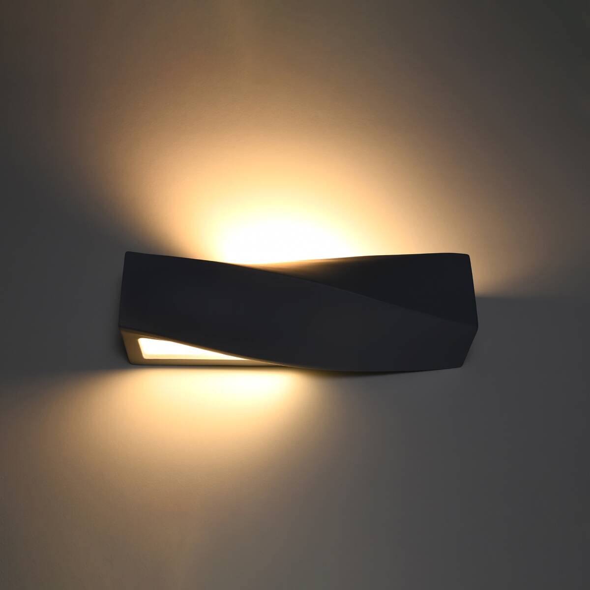 Keramik - Wandleuchte "Sigma" – Wandlampen in Schwarz | Dexity Lichtdesign
