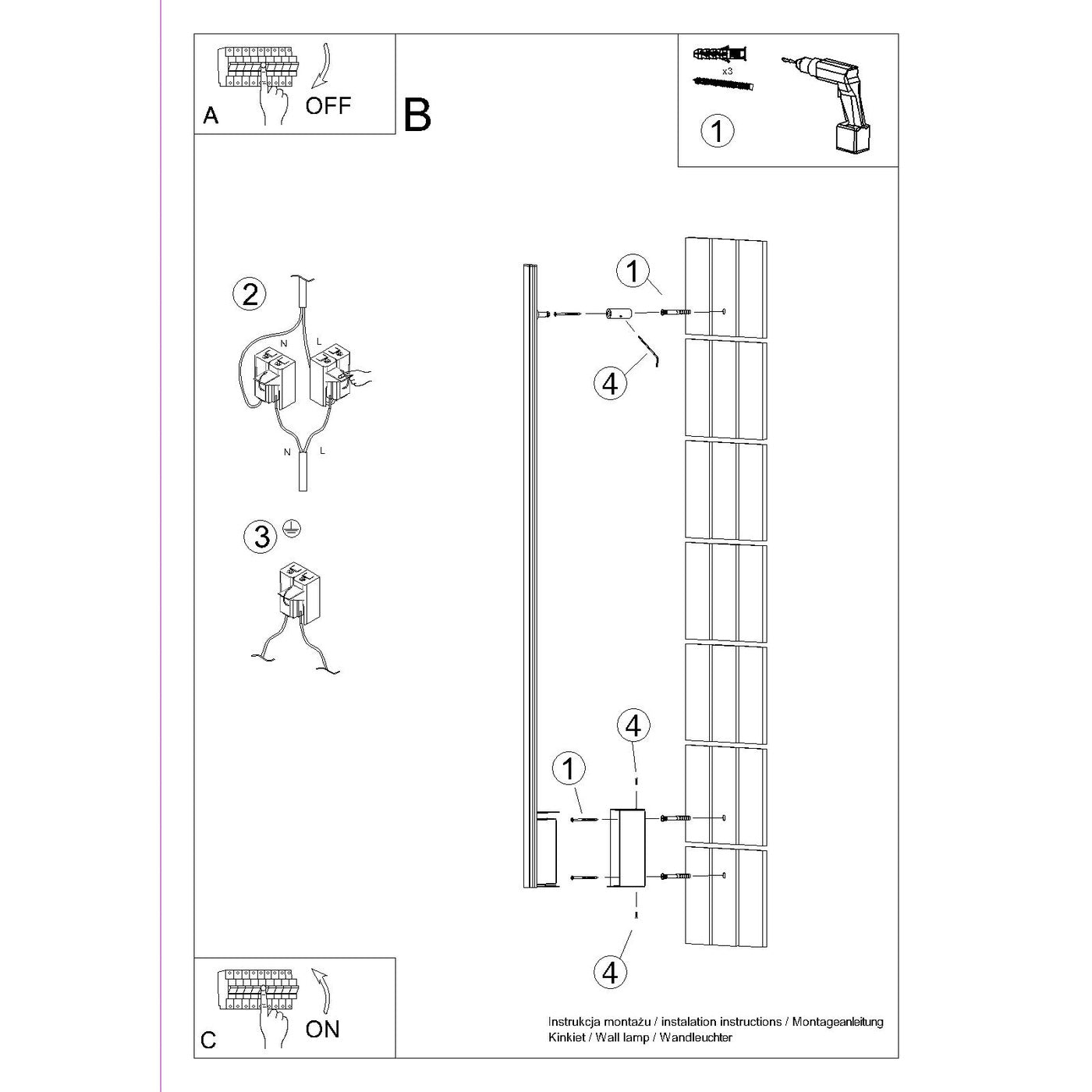 Wandleuchte "LAGOM 150" 3000K