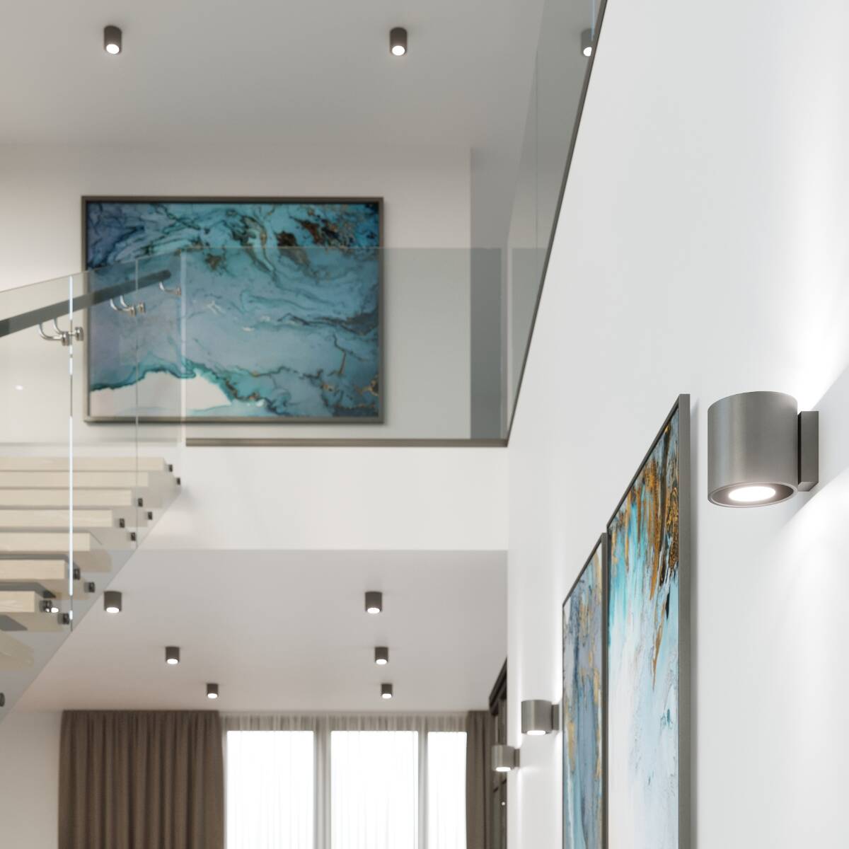 Wandleuchte "Orbis 1" – Wandlampen in Anthrazit | Dexity Lichtdesign