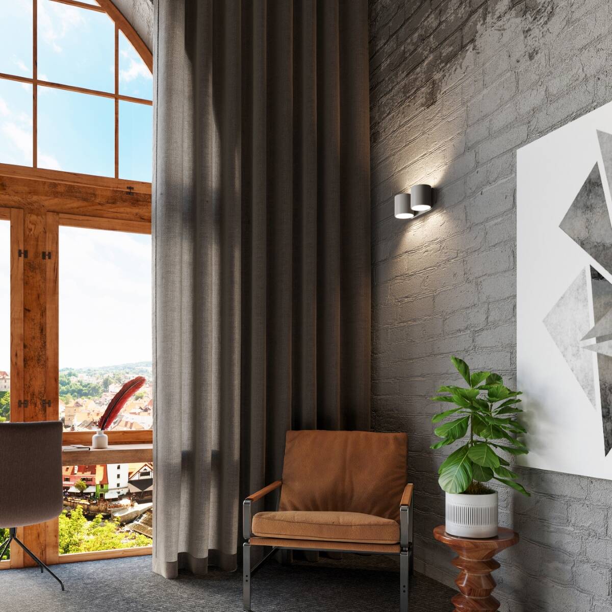 Wandleuchte "Orbis 2" – Wandlampen in Grau | Dexity Lichtdesign