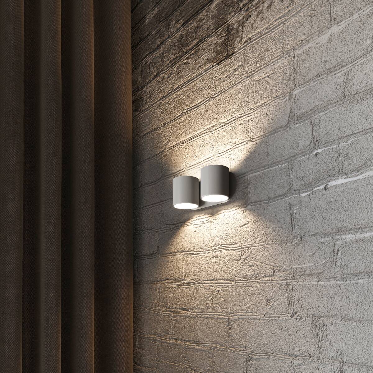 Wandleuchte "Orbis 2" – Wandlampen in Grau | Dexity Lichtdesign