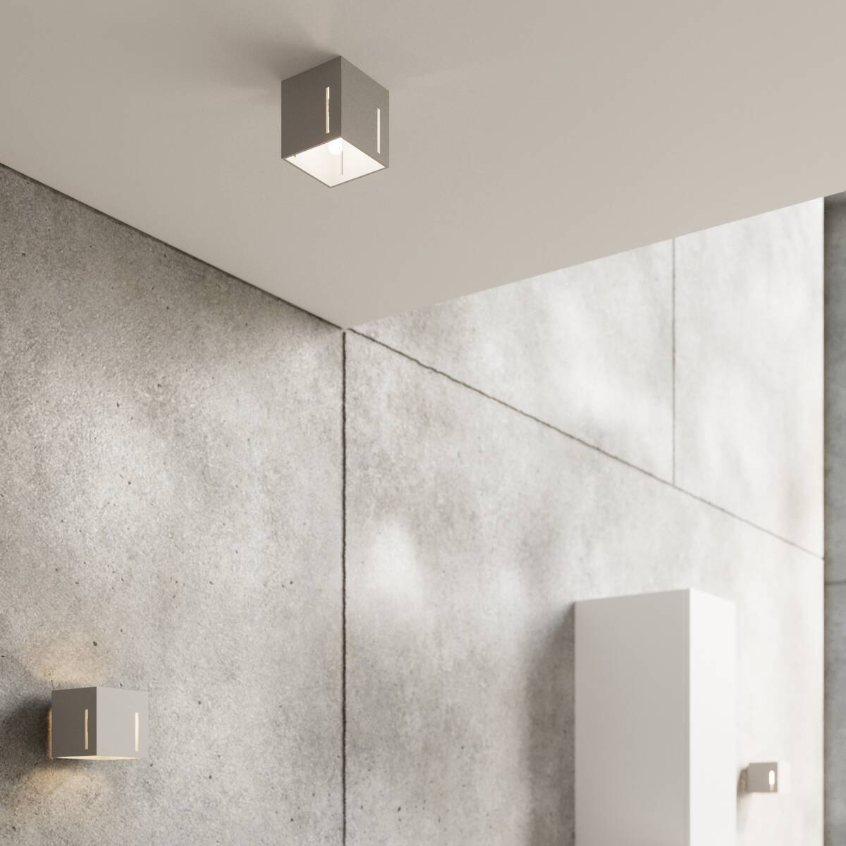 Wandleuchte "Cubo" – Wandlampen in Grau | Dexity Lichtdesign