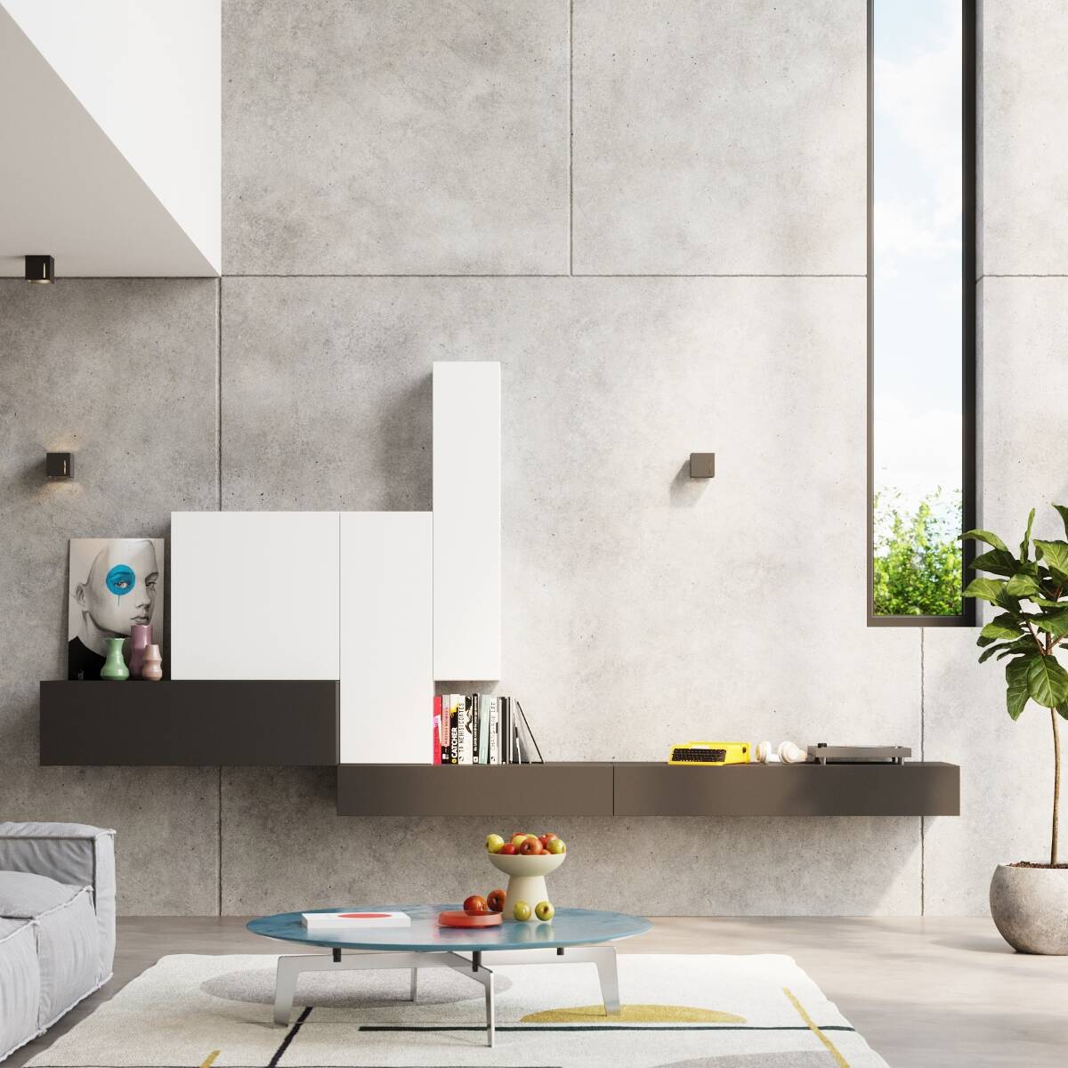 Wandleuchte "Cubo" – Wandlampen in Schwarz | Dexity Lichtdesign