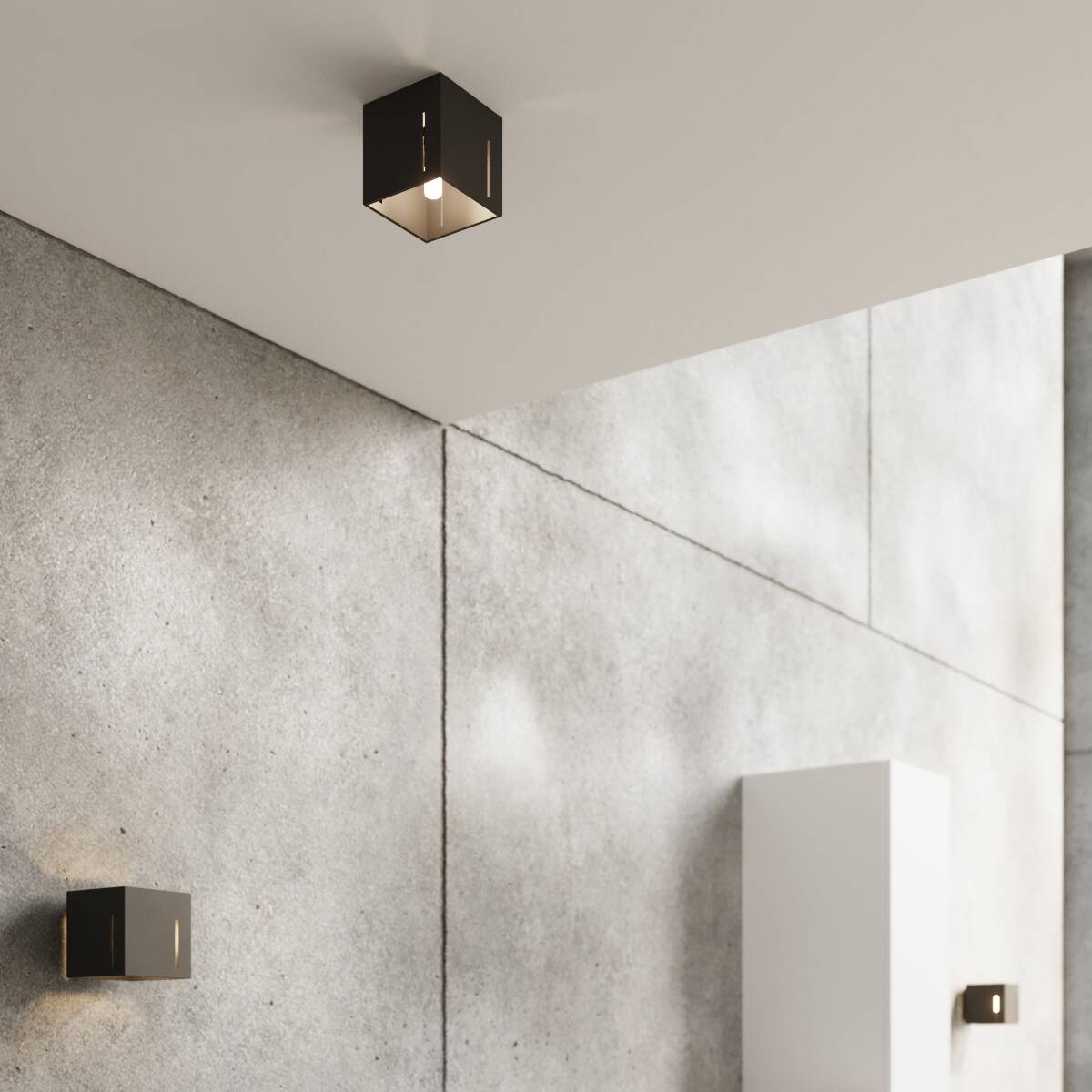 Wandleuchte "Cubo" – Wandlampen in Schwarz | Dexity Lichtdesign
