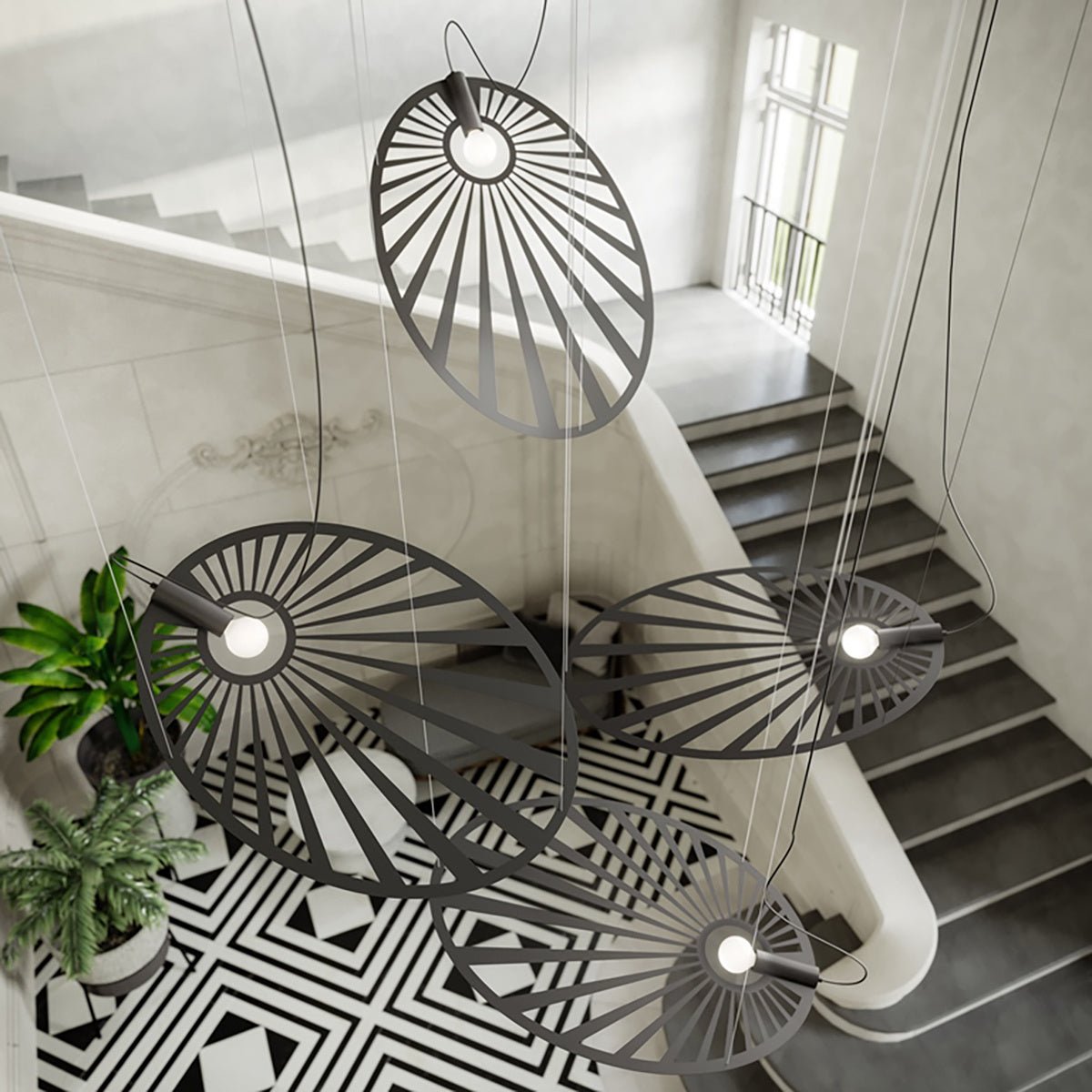 Hängeleuchte "LEHDET" – Pendelleuchte in Schwarz | Dexity Lichtdesign