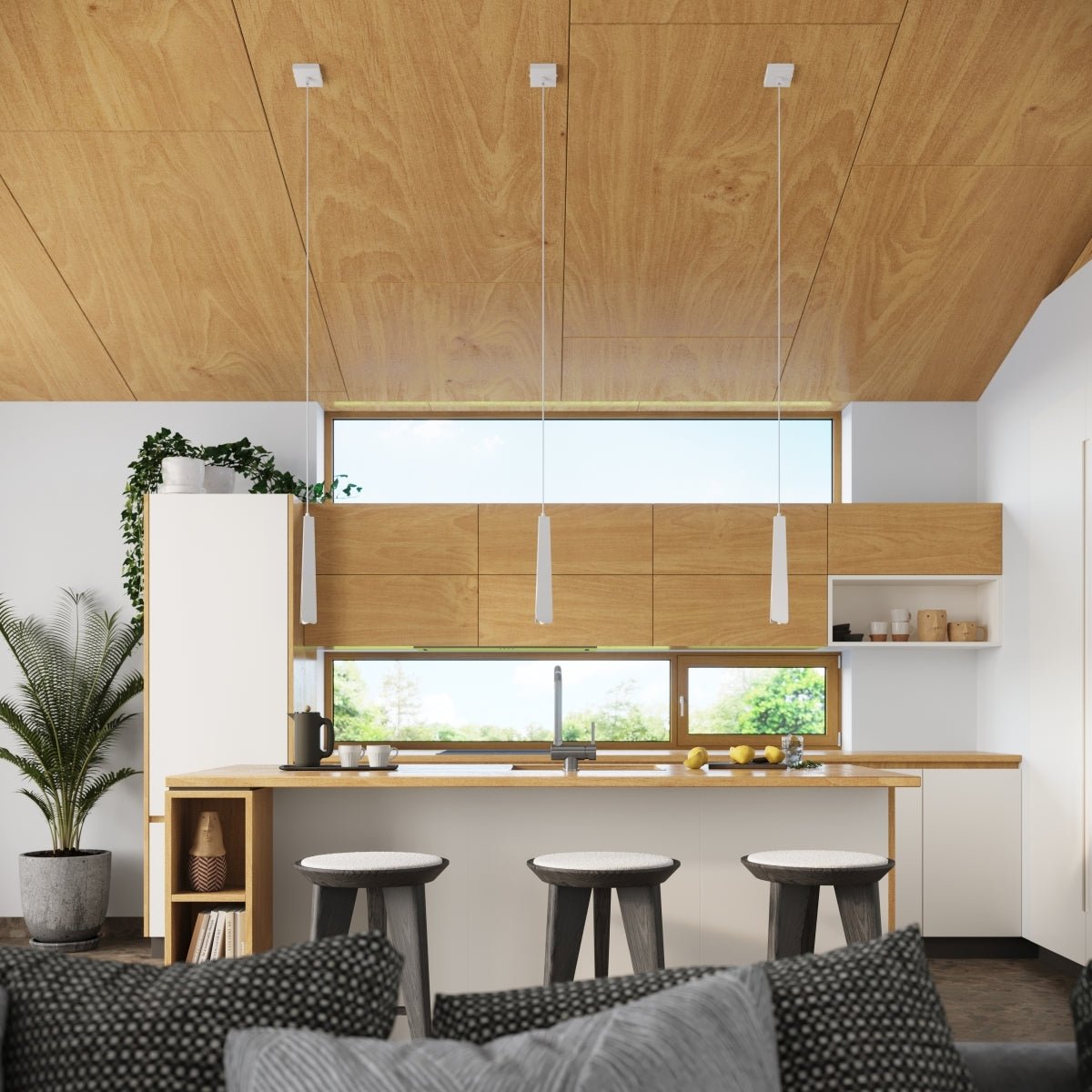 Hängeleuchte "PRYSM 1" – Pendelleuchten in Weiß | Dexity Lichtdesign