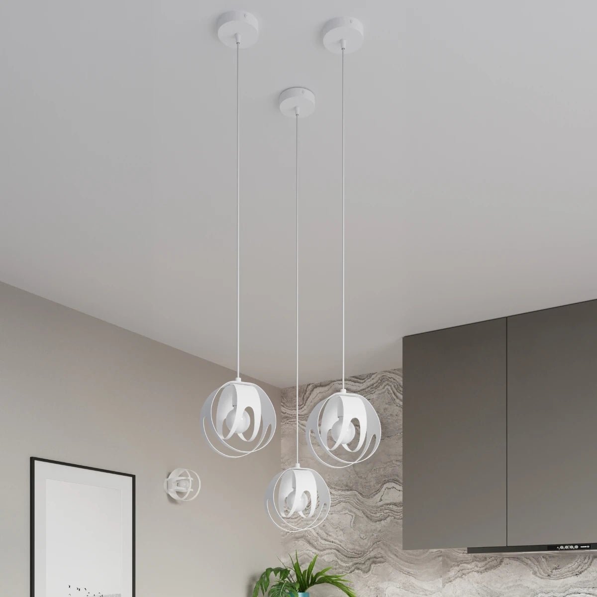 Hängeleuchte "TULOS 3L" – Pendelleuchten in Weiß | Dexity Lichtdesign