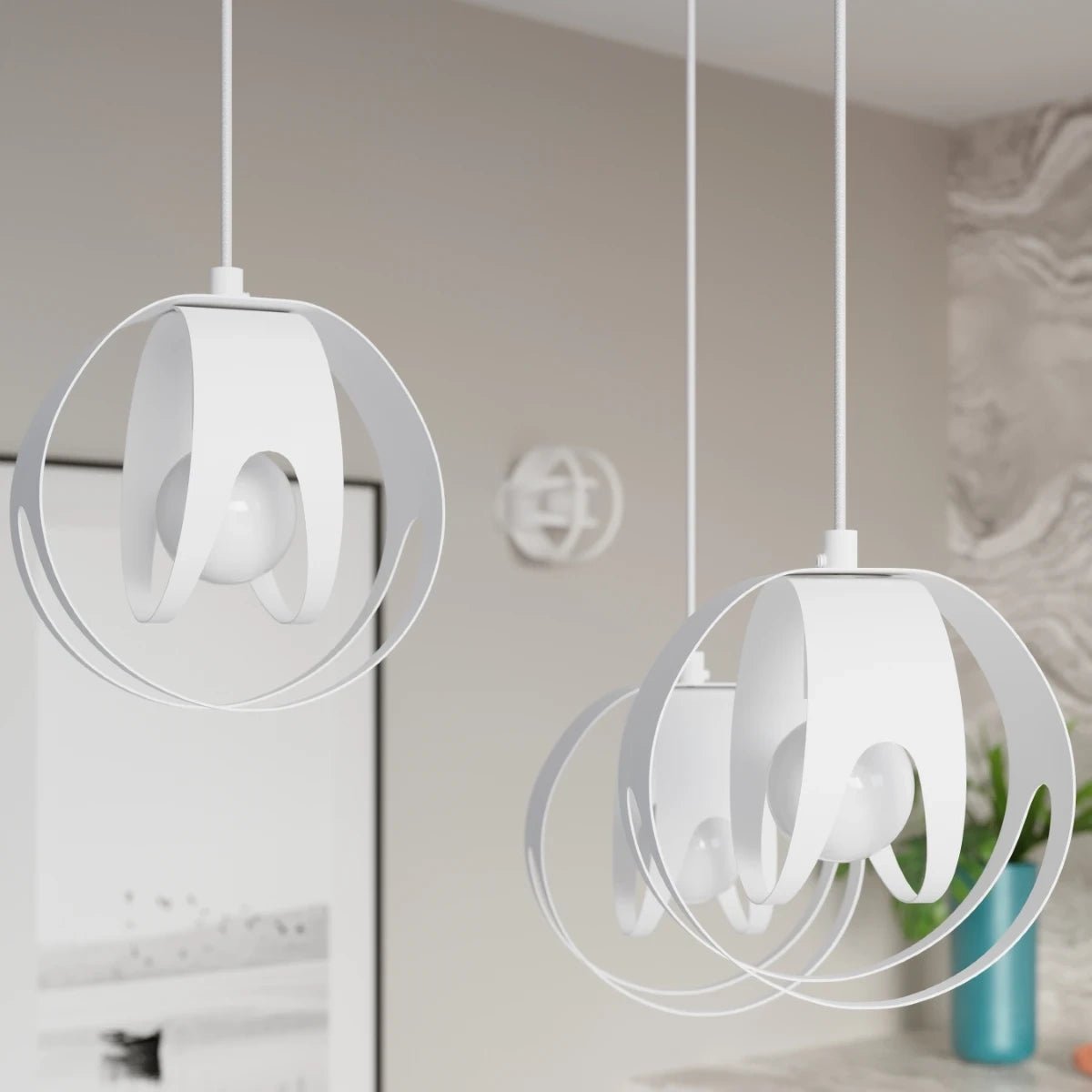 Hängeleuchte "TULOS 3L" – Pendelleuchten in Weiß | Dexity Lichtdesign