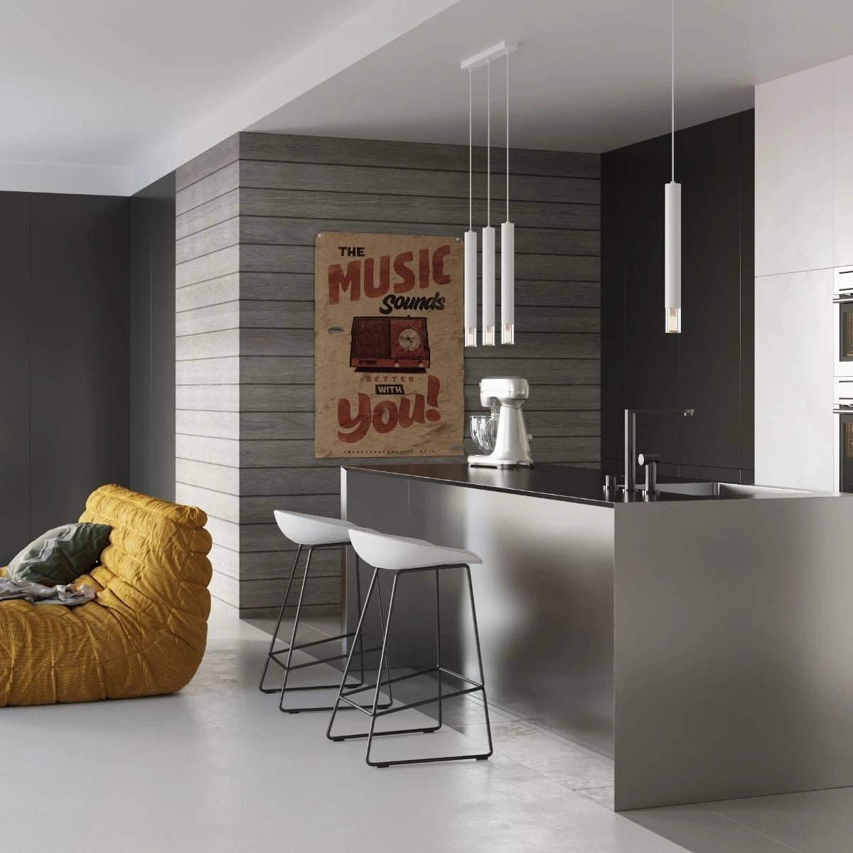 Hängeleuchte "WEZYR 3" – Pendelleuchten in Weiß | Dexity Lichtdesign