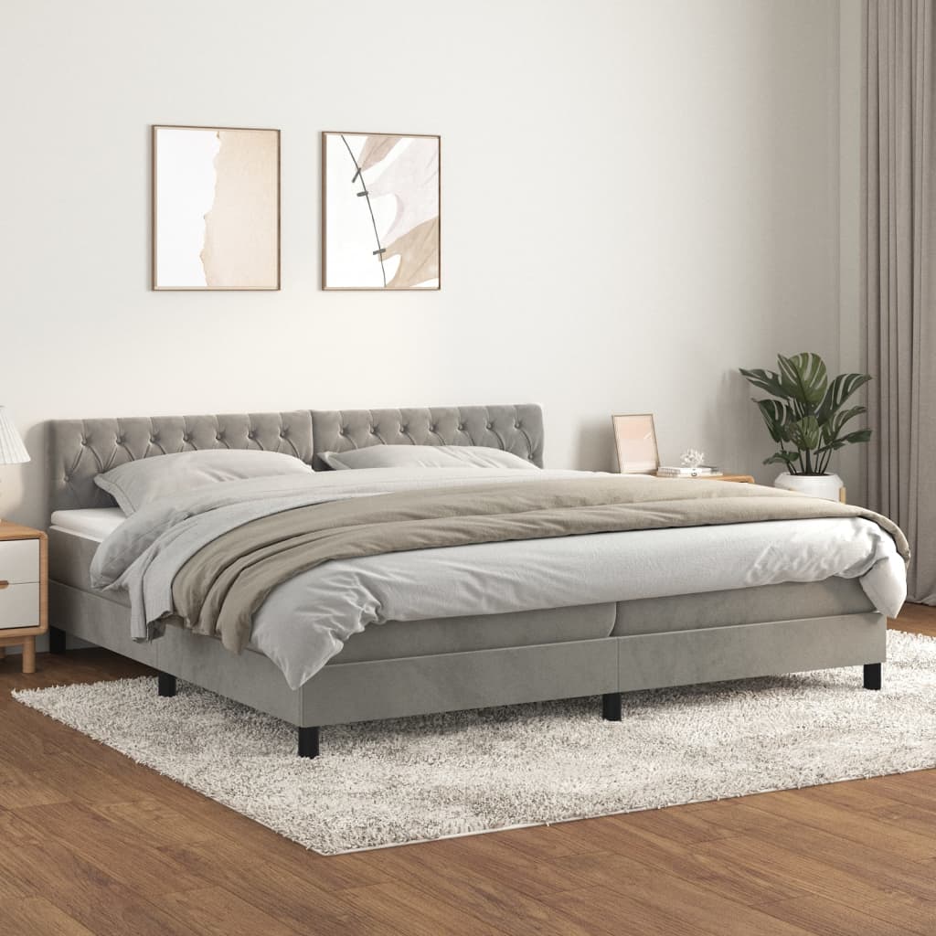 Boxspringbett ''Stitched'' mit Matratze 200x200 cm