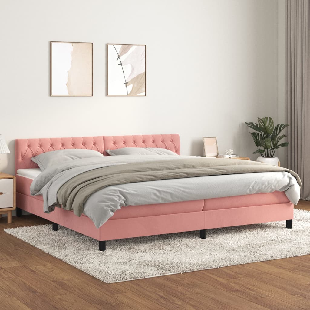 Boxspringbett ''Stitched'' mit Matratze 200x200 cm