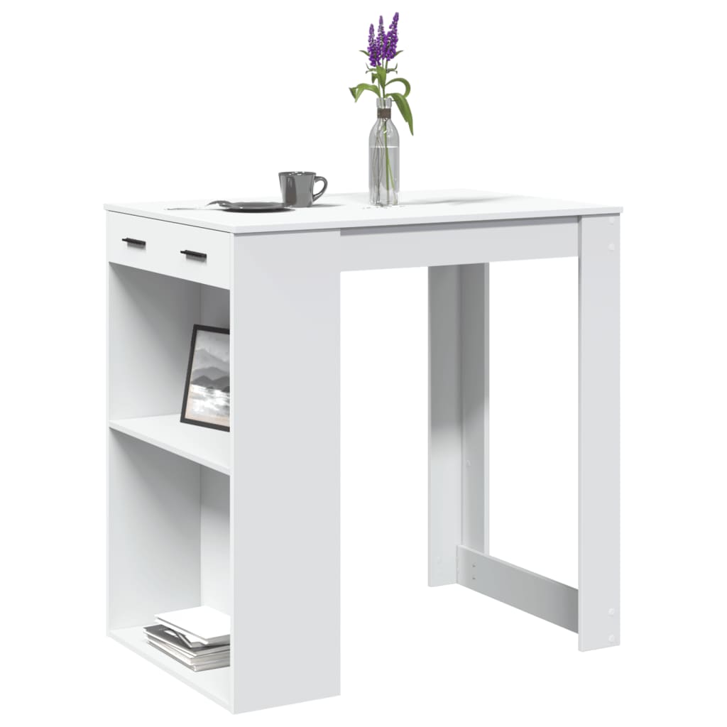 Bartisch mit Regal 102x70x103,5 cm