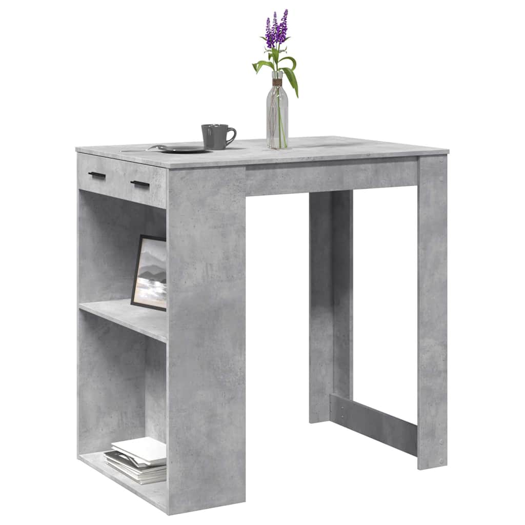 Bartisch mit Regal 102x70x103,5 cm