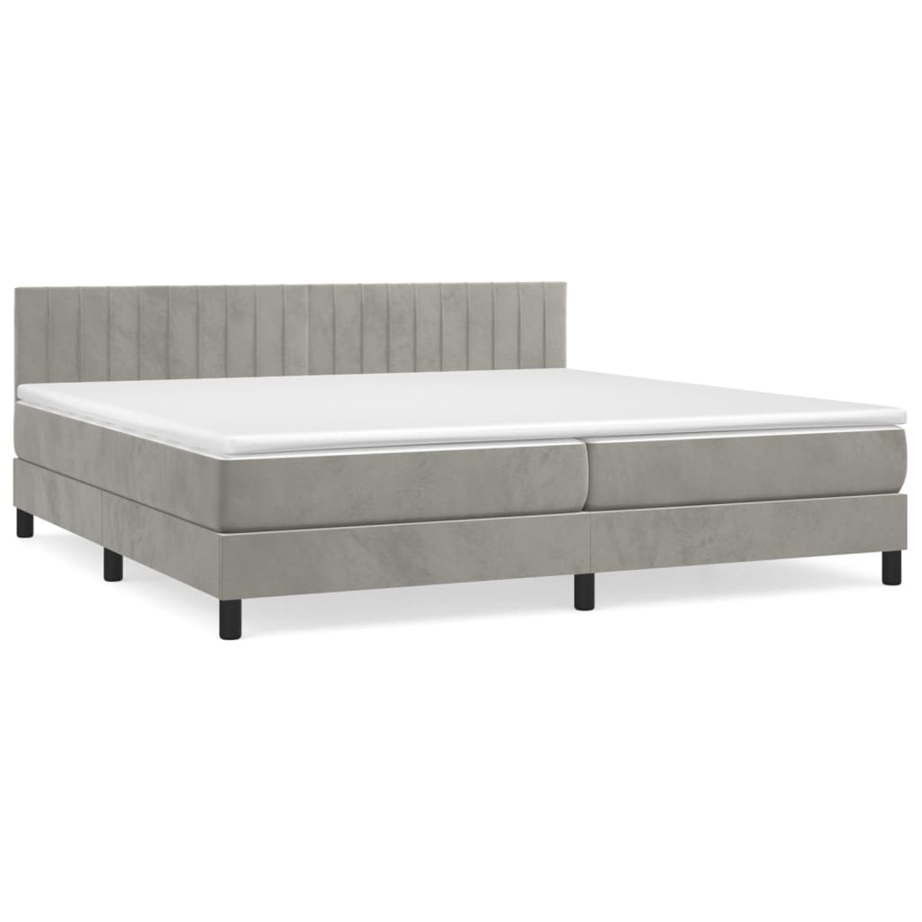 Boxspringbett ''Striped'' mit Matratze 200x200 cm