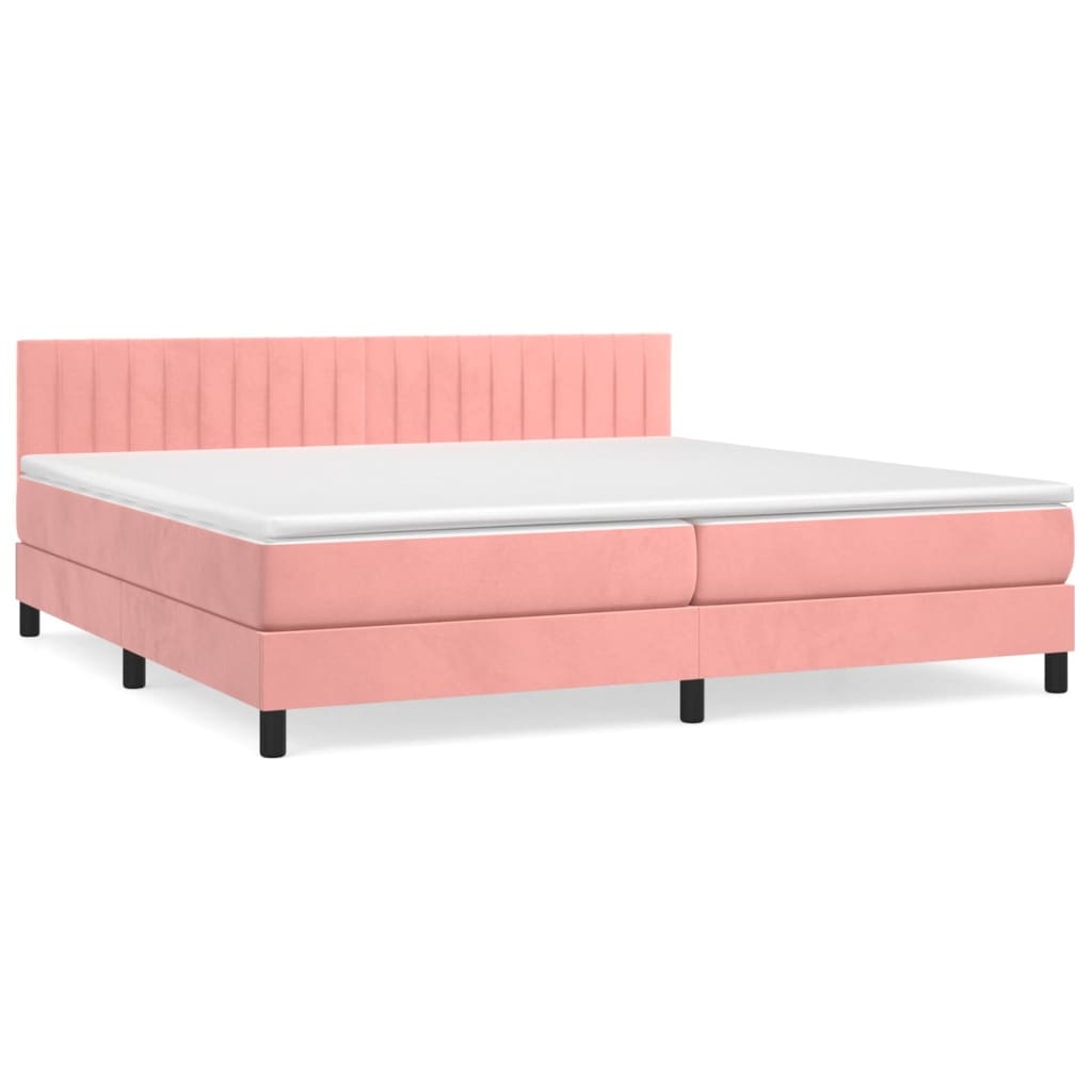 Boxspringbett ''Striped'' mit Matratze 200x200 cm