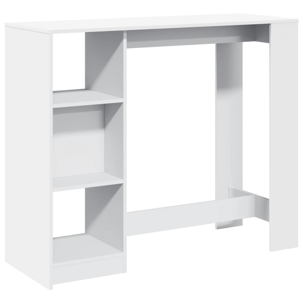 Bartisch mit Regal 124x46x103,5 cm