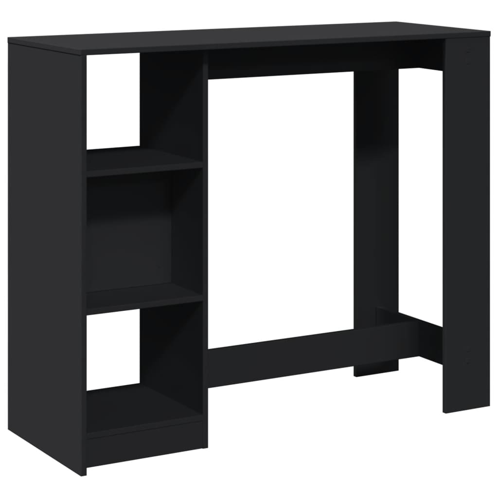 Bartisch mit Regal 124x46x103,5 cm