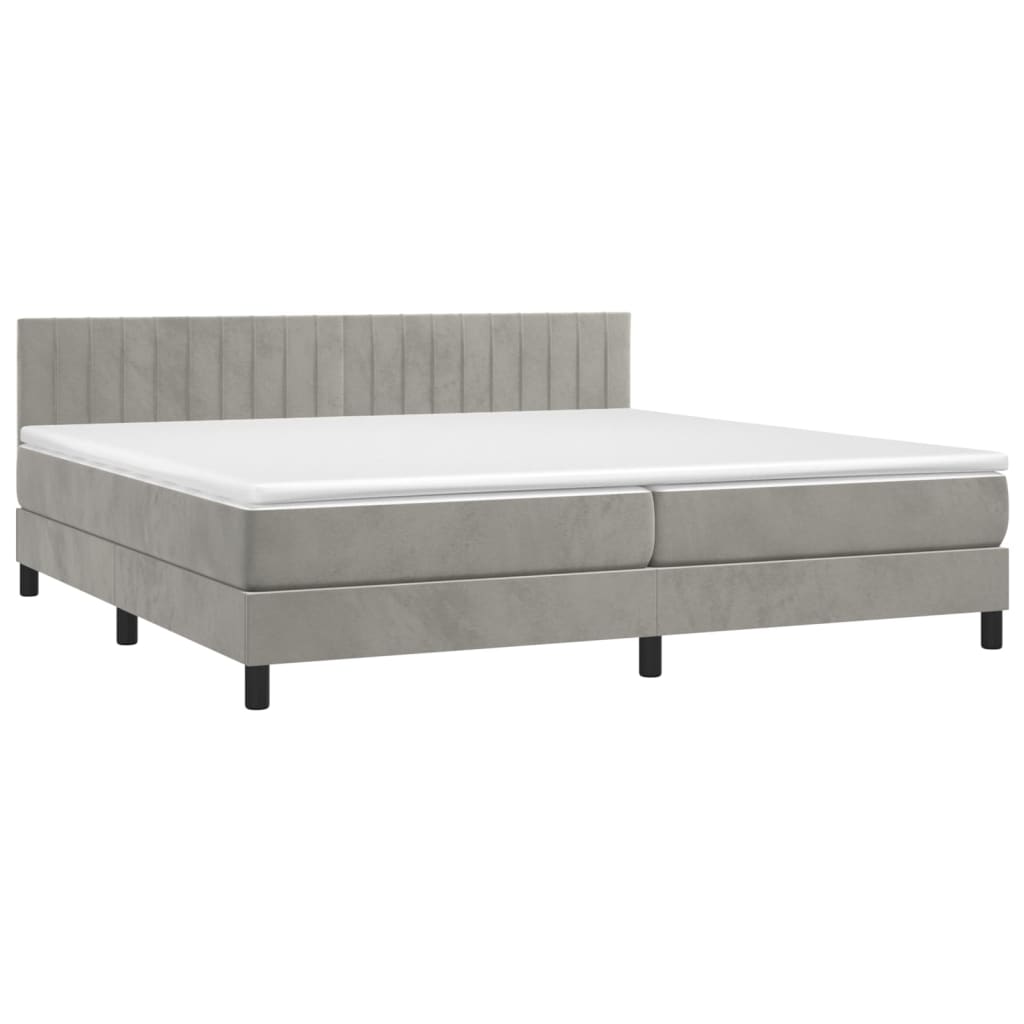 Boxspringbett ''Striped'' mit Matratze 200x200 cm