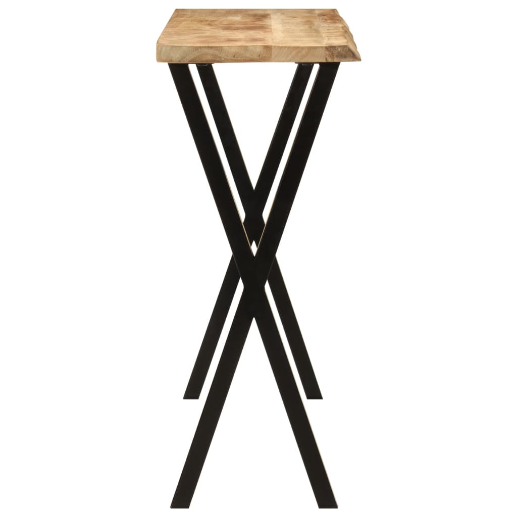 Konsolentisch mit Baumkante 105x33x76 cm