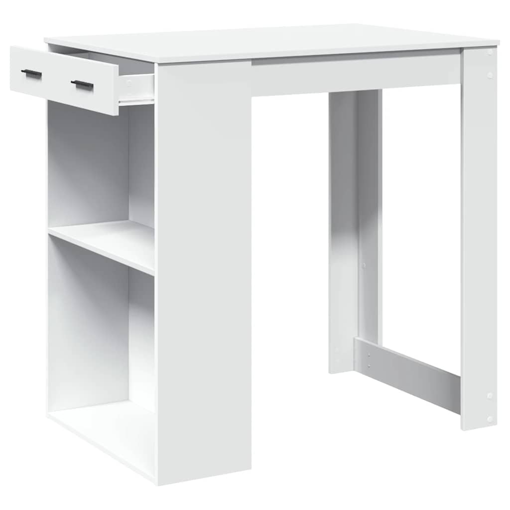 Bartisch mit Regal 102x70x103,5 cm