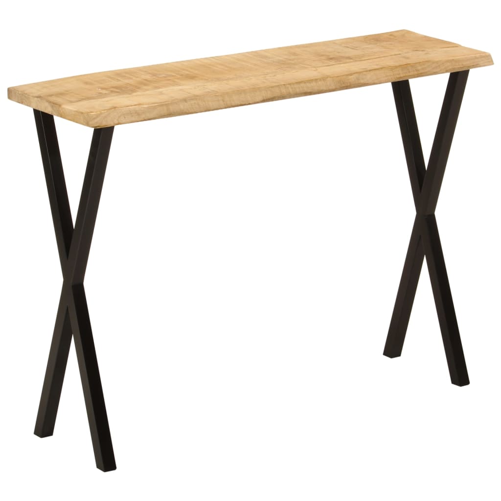 Konsolentisch mit Baumkante 105x33x76 cm