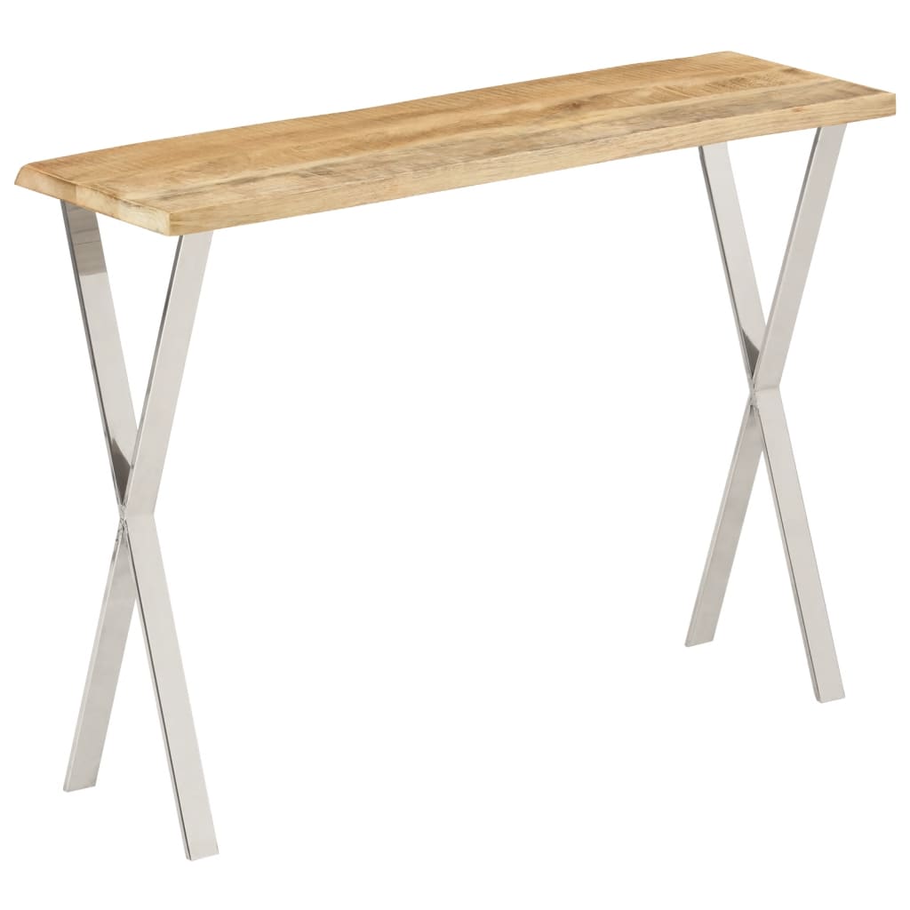 Konsolentisch mit Baumkante 105x33x76 cm