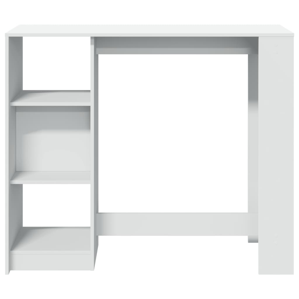 Bartisch mit Regal 124x46x103,5 cm